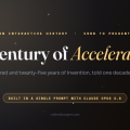 I built this interactive timeline with one prompt to Claude Opus 4.8